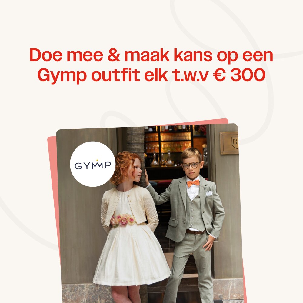 Kraak de code van onze kluis en maak kans op een Gymp outfit elk ter waarde van € 300!